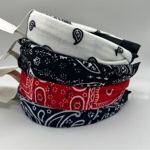 1/$13 2/$15: Paisley Print Headbands